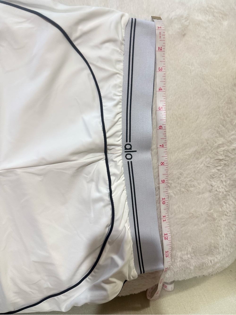 Yoga White Crop Tank with matching pants - Picture 8 of 8